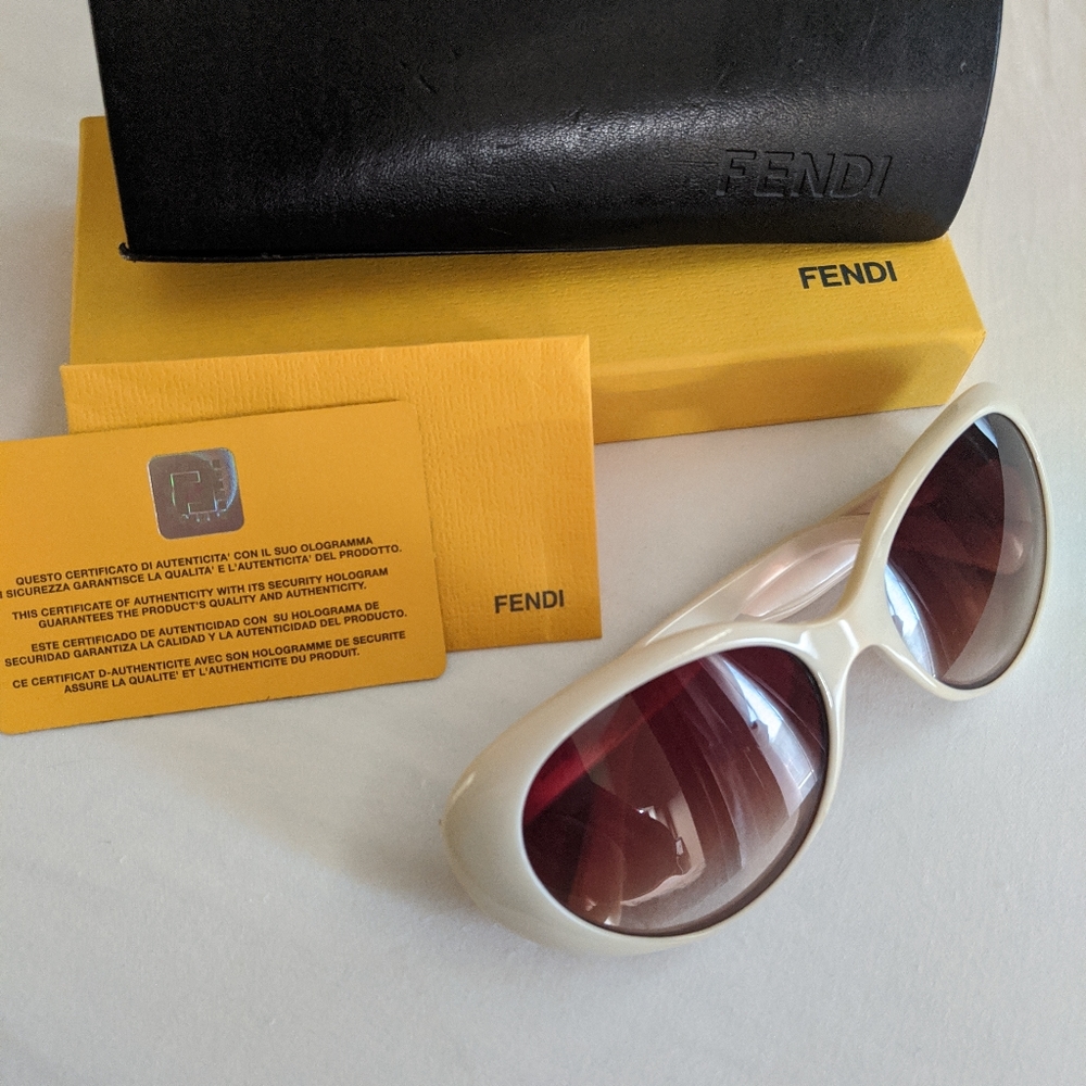 Fendi Ivory Sunglasses**
